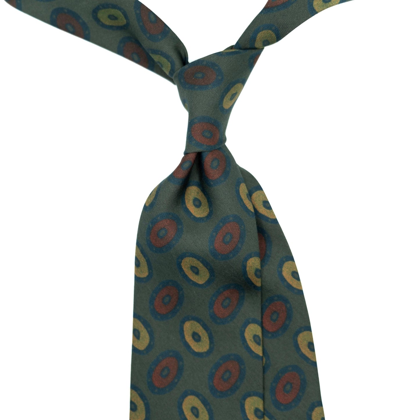 Green Bean Madder Silk Tie