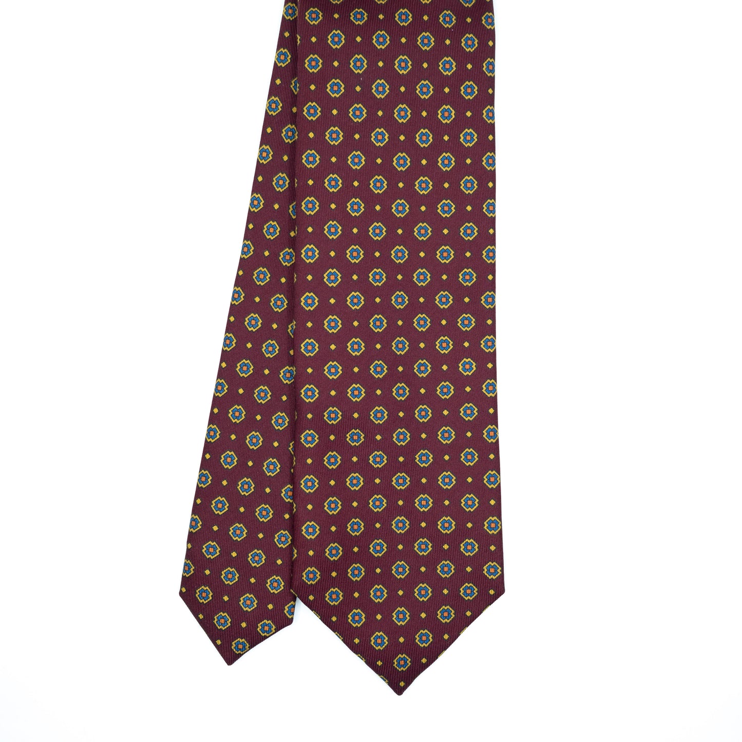 Burgundy Motif Madder Silk Tie